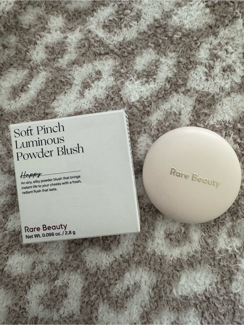 Rare Beauty Soft Pinch Luminous Powder Blush - Happy (Warm Rose) - Picture 3 of 5